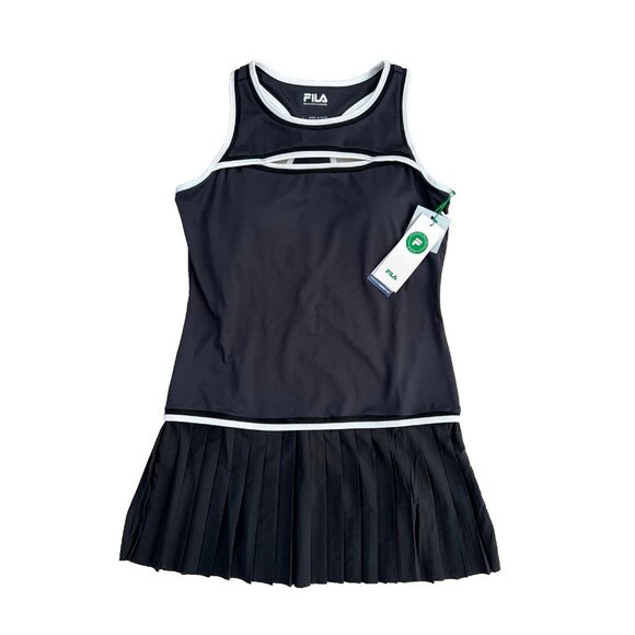 Fila x Brandon Maxwell Tennis Pleated Racerback Dress Navy ( L ) - Picture 2 of 3